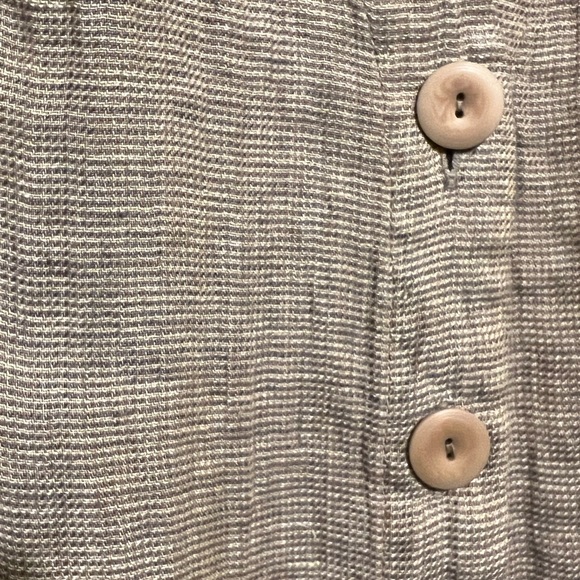 FLAX DESIGNS NEW BROWN LINEN JACKET  SIZE 3G NWT - Picture 2 of 5